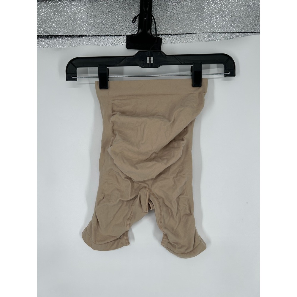 SKIMS Seamless Sculpt Mid Thigh Shorts Women's S-M Clay Stretch Tummy Control